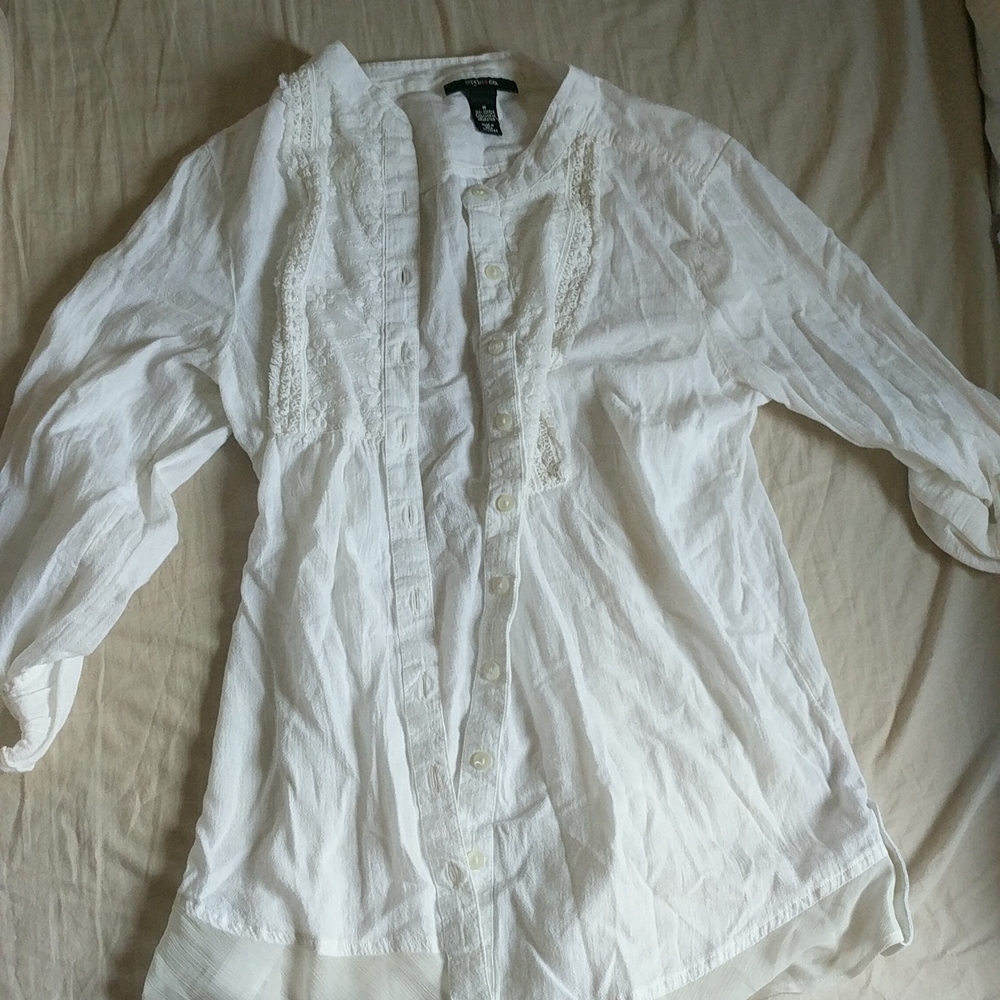 White button up